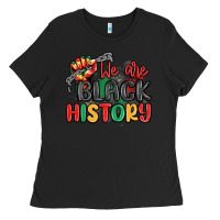 Black we are black history Ladies Tee - MaliasSmallBusiness