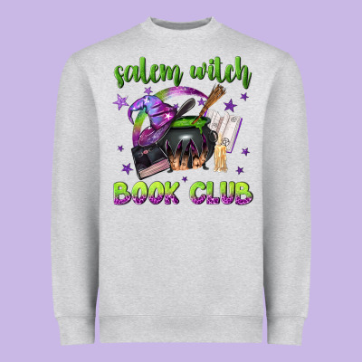 Salem Witch Book Club Heavyweight Sweatshirt Designed By Nancycooperartshop