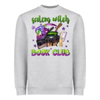 Heather Grey Salem witch book club Heavyweight Sweatshirt - NancyCooperArtShop