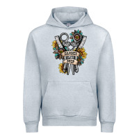 Heather Grey barber shop Urban Hoodie - SublimationCraftShop