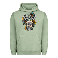 Pigment Oil Green barber shop Urban Hoodie - SublimationCraftShop