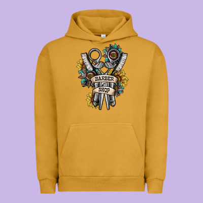 Barber Shop Urban Hoodie Designed By Sublimationcraftshop
