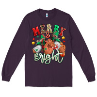 Plum merry and bright black man sneakers Long Sleeve Tee - RanaPortraitStore
