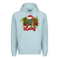 Blue Mist christmas maw claus Premium Hoodie - FaDigitalArtStudio