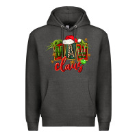 Charcoal Heather christmas maw claus Premium Hoodie - FaDigitalArtStudio