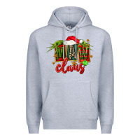 Heather Grey christmas maw claus Premium Hoodie - FaDigitalArtStudio