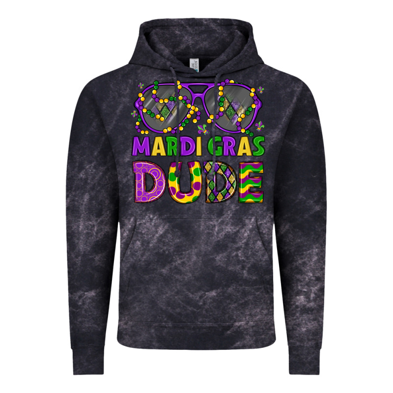 Mardi Gras Celebration Design Vintage Hoodie by LillyAllenDesigns | Teevron