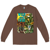 Chestnut wild and free cowgirl boots Long Sleeve Tee - RanaPortraitStore