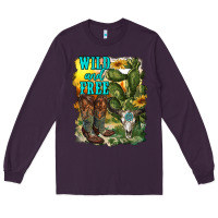 Plum wild and free cowgirl boots Long Sleeve Tee - RanaPortraitStore