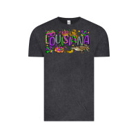 Vintage Black louisiana mardi gras Vintage Tee - LillyAllenDesigns