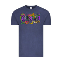 Vintage Denim louisiana mardi gras Vintage Tee - LillyAllenDesigns