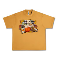 Peanut Butter Fall Barn Owl Urban Heavy Tee - LillyAllenDesigns