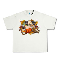 Pistachio Fall Barn Owl Urban Heavy Tee - LillyAllenDesigns