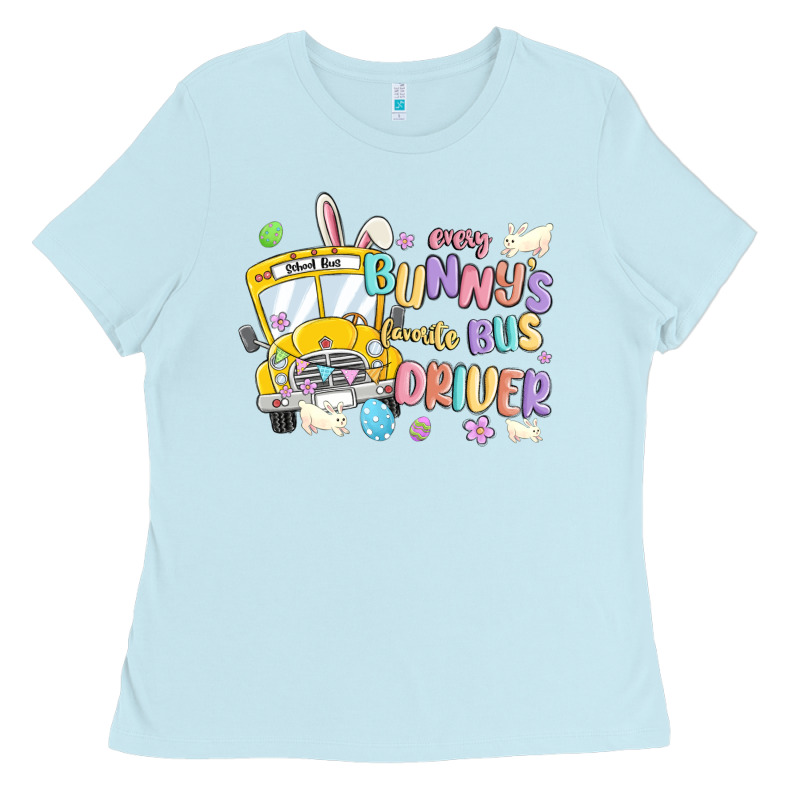 Every Bunny's Favorite Bus Driver Malia Ladies Tee by MaliasSmallBusiness | Teevron