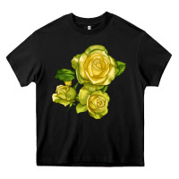 Black st. patrick rose Heavy Core Tee - LillyAllenDesigns