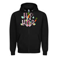 Black Hip hop Easter Zipper Hoodie - CowGirlArtShop