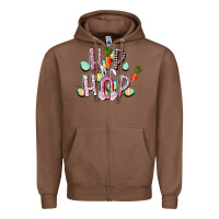 Chestnut Hip hop Easter Zipper Hoodie - CowGirlArtShop