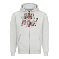 Dove Grey Hip hop Easter Zipper Hoodie - CowGirlArtShop