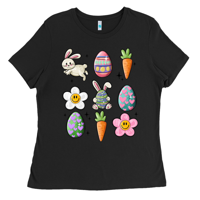 Easter Doodles Ladies Tee by MaliasSmallBusiness | Teevron