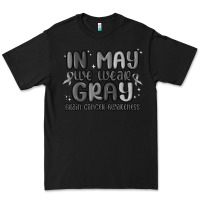 Black in may we wear gray brain cancer awareness Premium Tee - MaliasSmallBusiness