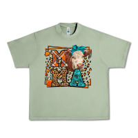 Oil Green Western Fall Cow Mama Urban Heavy Tee - LillyAllenDesigns