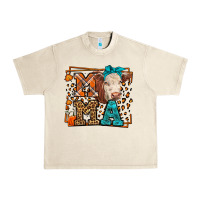 Sandshell Western Fall Cow Mama Urban Heavy Tee - LillyAllenDesigns