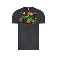 Vintage Black monster truck sports Vintage Tee - LillyAllenDesigns