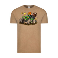 Vintage Coffee monster truck sports Vintage Tee - LillyAllenDesigns