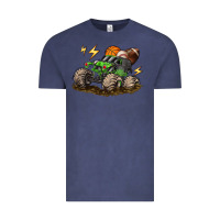 Vintage Denim monster truck sports Vintage Tee - LillyAllenDesigns