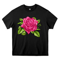 Black perfume delight rose Heavy Core Tee - LillyAllenDesigns