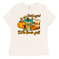 Bone just a girl who loves fall Ladies Tee - Jasminsmagicworld