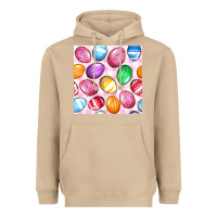 Mushroom Easter Eggs Seamless Pattern Heavyweight Hoodie - BundleAndBundleShop