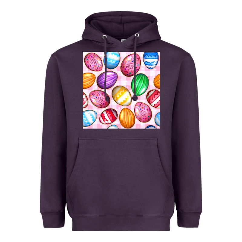 Easter Eggs Seamless Pattern Heavyweight Hoodie by BundleAndBundleShop | Teevron