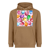 Toasted Coconut Easter Eggs Seamless Pattern Heavyweight Hoodie - BundleAndBundleShop