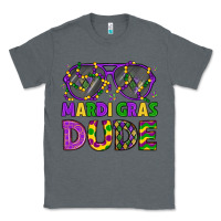 Charcoal Heather mardi gras celebration design Classic Tee - LillyAllenDesigns