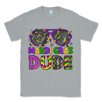 Heather Grey mardi gras celebration design Classic Tee - LillyAllenDesigns