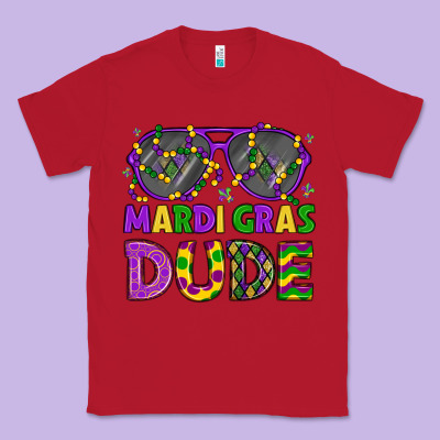 Mardi Gras Celebration Design Classic Tee Designed By Lillyallendesigns
