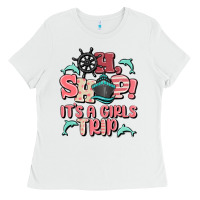 Oh Ship It's A Girls Trip Ladies Tee | Teevron