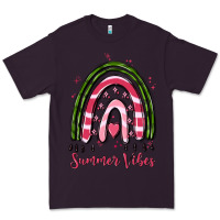 Plum summer vibes Premium Tee - MaliasSmallBusiness