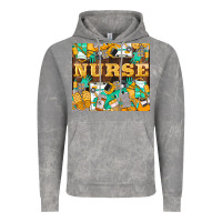 Cloud Rock Green And Yellow Nurse Vintage Hoodie - LillyAllenDesigns
