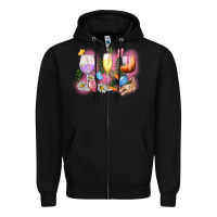 Black Easter wine glasses  Easter Day Zipper Hoodie - CowGirlArtShop