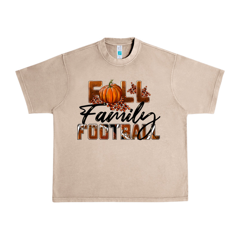 Fall Family Football Urban Heavy Tee by LillyAllenDesigns | Teevron