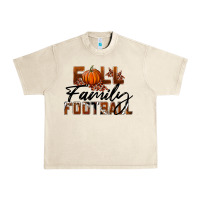 Sandshell Fall Family Football Urban Heavy Tee - LillyAllenDesigns
