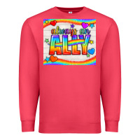 Cardinal Always An Ally Pride LGBTQ+ Tumbler Premium Sweatshirt - BundleAndBundleShop