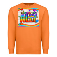 Carrot Always An Ally Pride LGBTQ+ Tumbler Premium Sweatshirt - BundleAndBundleShop