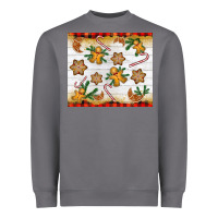 Storm Christmas gingerbread cookies and candy cane Heavyweight Sweatshirt - NancyCooperArtShop