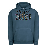 Pigment Midnight Navy blessed mom Urban Hoodie - SublimationCraftShop