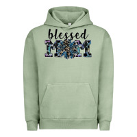 Pigment Oil Green blessed mom Urban Hoodie - SublimationCraftShop