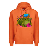 Carrot valentines day frog prince olivia Premium Hoodie - OliviaCreatesArt