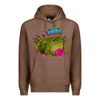 Chestnut valentines day frog prince olivia Premium Hoodie - OliviaCreatesArt